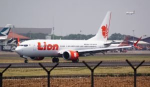 Die Maschine vom ersten Absturz: Lion Air, Boeing 737 MAX8, - Copyright: CGK, 2018, PK REN, Wikipedia