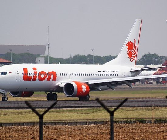Die Maschine vom ersten Absturz: Lion Air, Boeing 737 MAX8, - Copyright: CGK, 2018, PK REN, Wikipedia